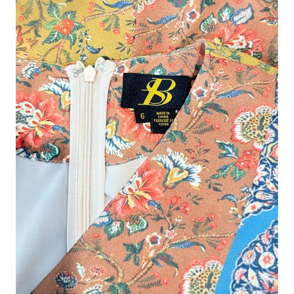 Sachin + Babi Multicolor Patchwork Maxi Dress - image 4